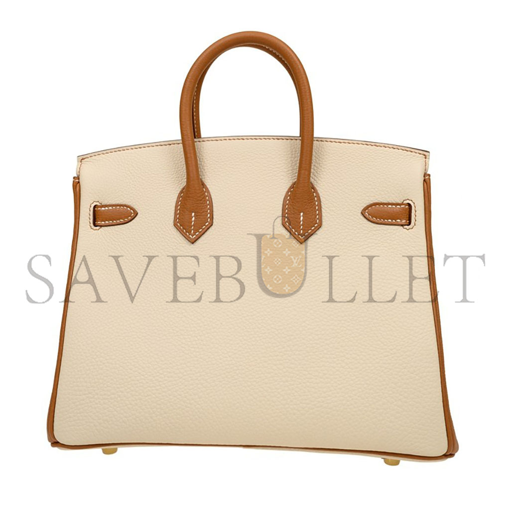h**mes birkin 30 epsom sellier milkshake white G01den brown gold buckle bag h028368ck3z (30*23*15cm)